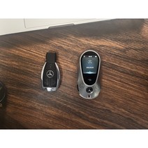 벤츠 스마트 디지털키 디스플레이키 차키 AMG 지바겐 마이바흐 클래스 케이스 개조, 전문가개조(직사각 신형 클래스키), 뒤 마이바흐(블랙)