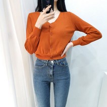 도도스타일 부드럽게 안아줘 슬림 미니가디건 키작녀맞춤