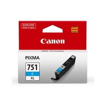 캐논 CLI-751XL BK C M Y GY IP7270 IP8770 IX6770 정품잉크, 1개, Cyan(대용량)