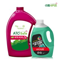 아토세이프 액상 세제 3.1L 1개+아웃도어전용 1.13L 1개, 단품