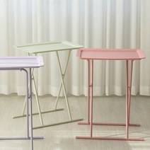 소파 침대 접이식 사이드테이블 6color, 블랙