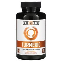 Zhou Nutrition Turmeric Curcumin with Ginger 90 정