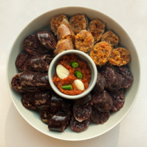 순대내장 1kg 2kg 찰순대 김치 피 부속물 토종 전통 고기 모듬 당면 오소리감투, 피순대 1kg