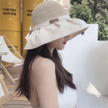 여성 챙 모자 여름 챙넓은 해빛가리개 썬캡 플로피햇