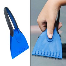 튼튼한 제설용품 눈치우기용 삽 자동차 가장자리 서리 제거 얼음 스크레이퍼 미니 다기능 Deicing 눈, [03] blue