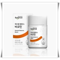 지쿱 제너럴 밸런스 비오틴, 60정, 500mg