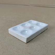 도자기 드립 플레이트 6 잘 반응 화학 실험 장비 악기 물리