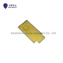 EMI RFI 차폐 캔 두께 0.2mm 케이스 니켈 실버 메탈 맞춤형 생산 및 가공, 01 주황색_01 패널 커넥터_01 남성 삽입