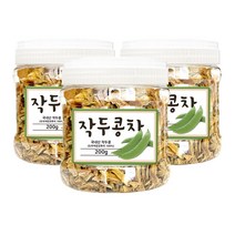 권뱅푸드 국산 무첨가 볶은 작두콩차 대용량 200g, 3개