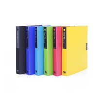 희망화일 A5 크리어파일 A5화일40매화일 1개, 노랑