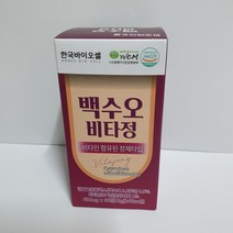 한국바이오셀 백수오 비타정800mg 60정(1통)2개월분 100%국산 백수오, 60정, 1개
