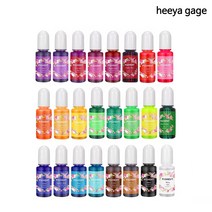 레진 조색제 염료 색소 아트 공예재료, F.로즈레드(1개)