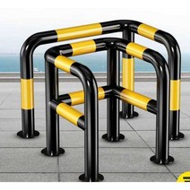 스틸볼라드 L형 볼라드 규격 설치 경광봉 충격보호가드 소화전 벽보호, 1.3m M형 60 높이 2.0 두께 (76 튜브)