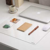 윈스타 투명 데스크 매트 A1 책상 고무 깔판 고무판, 고투명