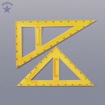 삼각자(교수용) A형 B형, B형 PVC제