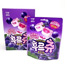 서주 사각사각 식감 후르츄 포도맛 젤리 40g x 7개 한박스 어린이 간식 주전부리 유치원 선물, 단품, 단품