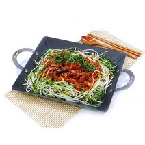 경질 사각 전판 소소 경질팬 업소용 볶음팬 순대 볶음 닭갈비 곱창팬 불판 떡볶이판 팬 판, 코팅사각전판[소], 1개
