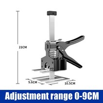 타일 높이조절기 리프트 1 개/몫 스테인레스 스틸 높이 조절기 정밀 로케이터 벽 레벨링 리프팅 도구, [09] Metal upgrade vinyl, 09 Metal upgrade vinyl