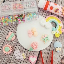 4000 손거울 생크림 데코 1개 랜덤 - 손거울 DIY 만들기 키트