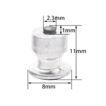 자동차 타이어 스파이더 체인 겨울 휠 러그 스터드 스크류 스노우 스파이크 100 개 개 휠 카 8x11mm 차량 트럭 오토바이 용, 단일옵션