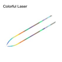 2PCS 자동차 도어 허리 라인 장식 스티커 르노 마스터 Motorhome 밴 자동 스타일링 그래픽 비닐 데칼 액세서리, [08] Colorful Laser, [03] L3