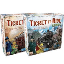 티켓 투 라이드 보드게임 영문판 유럽판 미국판 ticket to ride 재밌는 보드게임, Europe+Americanversion