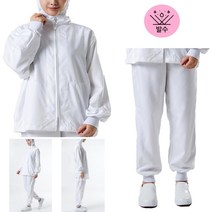 HACCP 식품공장 세척 육가공 방수 위생복 상의 농산물가공 급식실, 상의 110(3XL)