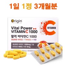 활력 비타민C1000 (3개월분) 언제 부작용 먹으면 좋은점 고르기 복용법 하루권장량