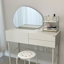 레이디가구 모노 콘솔 수납 입식 미니 화장대 600 800 원형 거울/비정형 거울 세트, 02. 모노 800 콘솔 화장대, 내추럴