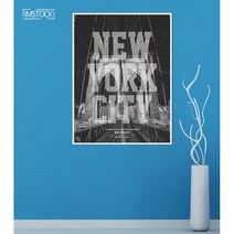 아이엠스톡 인테리어 액자 New York City 시리즈 109 뉴욕 사진 원목 캔버스액자, 캔버스