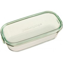 iwaki iwaki(이와키) 내열 유리 보존 용기 그린 직사각형 M 500ml 팩&레인지 KC3246N-G, 1개