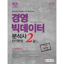 경영 빅데이터 분석사 2급 단기완성(2017), 시대고시기획