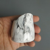 구렛나루 수염 거의 면도 브러시 및 면도기 용 dscosmetic 조경 수지 면도 브러시 스탠드, CN_white mix