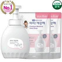 아이깨끗해 프리미엄 핸드워시 450ml 용기 2개(향선택), 6.퓨어로즈향 450ml 본품+400ml리필x2개
