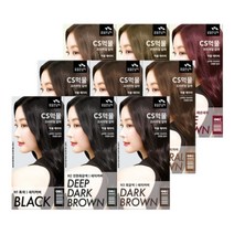 꽃을든남자 CS먹물칼라 일반염색약(새치), N4 자연흑갈색, 2개
