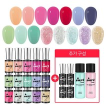 위니몰 유리 혼합 컬러 젤네일 21종세트 붉은태양&파도소리&오로라글리터 (글리터/베이직컬러/젤리무버/젤클렌져/슈퍼탑젤/매트탑젤/베이스젤), 21종세트-FG타입(컬러+글리터+기본케어)