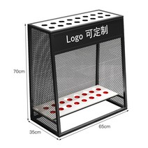 당구큐대 당구 큐 플로어 랙 보관 당구장 공개 고급 디스플레이 상업용, 3. 대형 검정색 스탠드