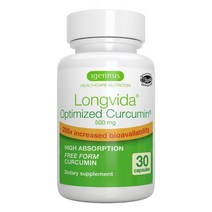 롱비다 커큐민 500mg 고용량으로 표준 커큐민보다 생체이용률이 285배 높은 안전한 장기 사용 비건 30캡슐