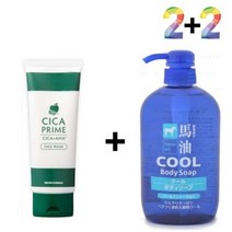 오너클랜 시카 클렌징 폼 세안제 클렌져 아침 바하_WB2838D, 시카프라임폼 2개/사쿠라폼 2개