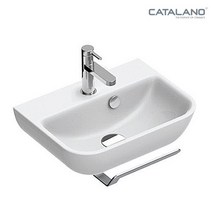카탈라노 벽걸이 세면기 수입 미니사각 세면볼 욕실도기 스페라 450-145BSF, 1개