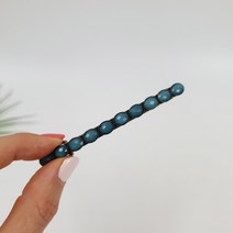 시크몽 빈티지 앤티크 호마이카 스몰 타원형 8.5 cm 옆머리 반묶음 헤어자동핀