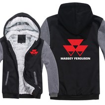 농업용 부품 기계 2022 Massey Ferguson Hoodie 남성용 지퍼 코트 양털 농업용 트랙터 운동복 캐주얼 솔리, 03 as picture2_04 XL