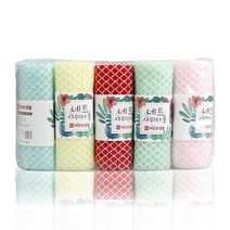 [국산] CS다모아 부드러운 네트 샤워타올, 혼합색상, 1개, 1개