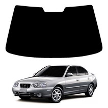 로톰 아반떼 전면 열성형 썬팅필름, 열차단 45 (연함), 아반떼XD (00년-06년), 현대