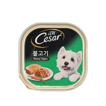 시저 시저캔 불고기 100g 애견간식 강아지간식