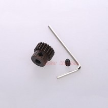 웜기어 베벨기어 톱니바퀴 3mm/4mm/5mm/6mm 조리개 Jbckscrew 렌치 모터 샤프트 축 막대 강철 20 톱니 기어, 03 5mm