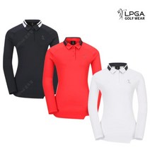 LPGA 여성 골프웨어 간절기 스윙 긴팔 티셔츠 L211TL501P