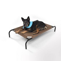 Coolaroo 반려동물 쿨링 메시 시원한 여름 침대 브런즈윅 그린 라지, Small