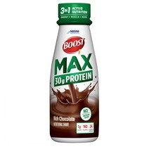부스트 맥스 뉴트리셔널 프로틴 드링크 325ml 12팩 초콜릿맛 BOOST Max Nutritional Drink 30g Protein