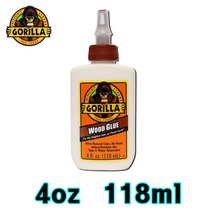 고릴라 우드글루 4oz 118ml 목공본드 나무접착제 본드